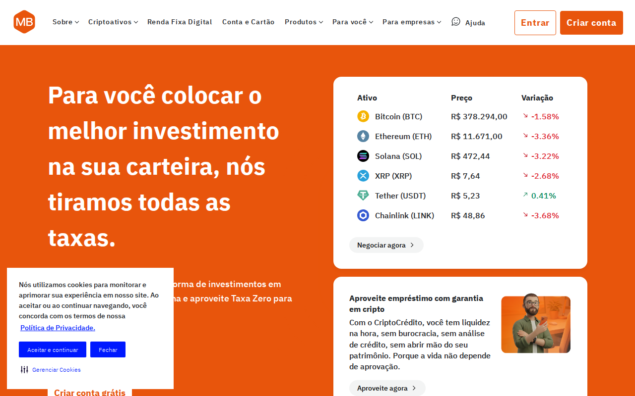 Mercado Bitcoin Exchange image 1